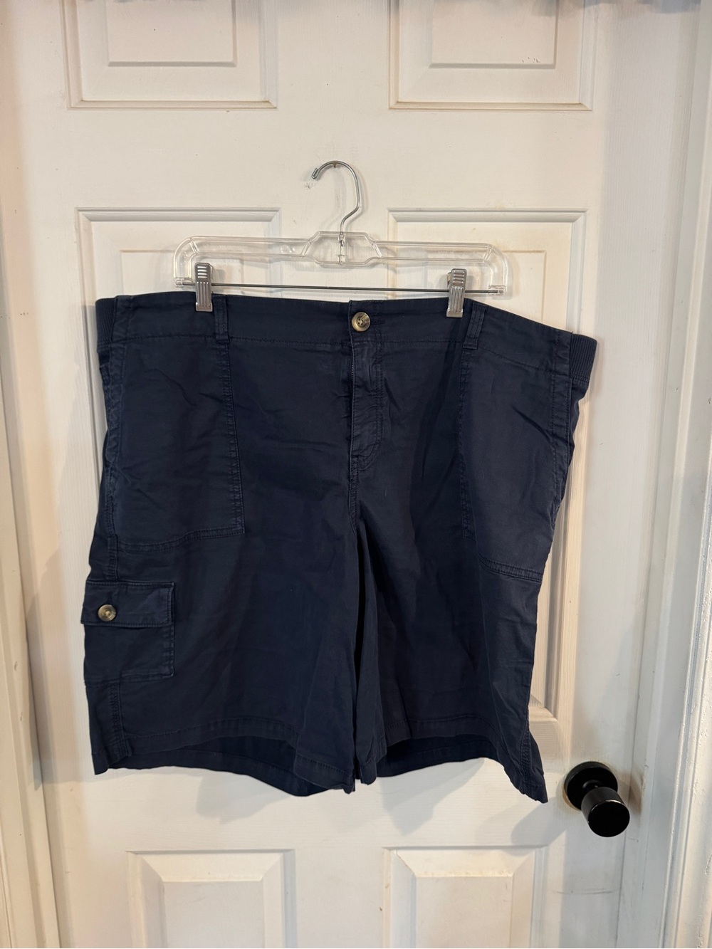 Sonoma Navy Cargo Bermuda Shorts